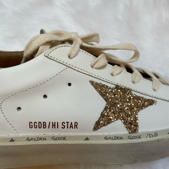 Golden Goose Hi Star gold glitter size 40 - Picture 10 of 13